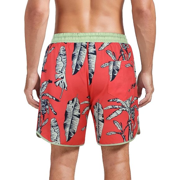 Swim Trunks Quick Dry Bathing Suit for Men with Compression Liner - Picture 3 of 4